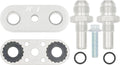 6L90 Cooler Line Adapter Plate with Gasket 8AN Fittings ICT Billet 551121-8AN OEM