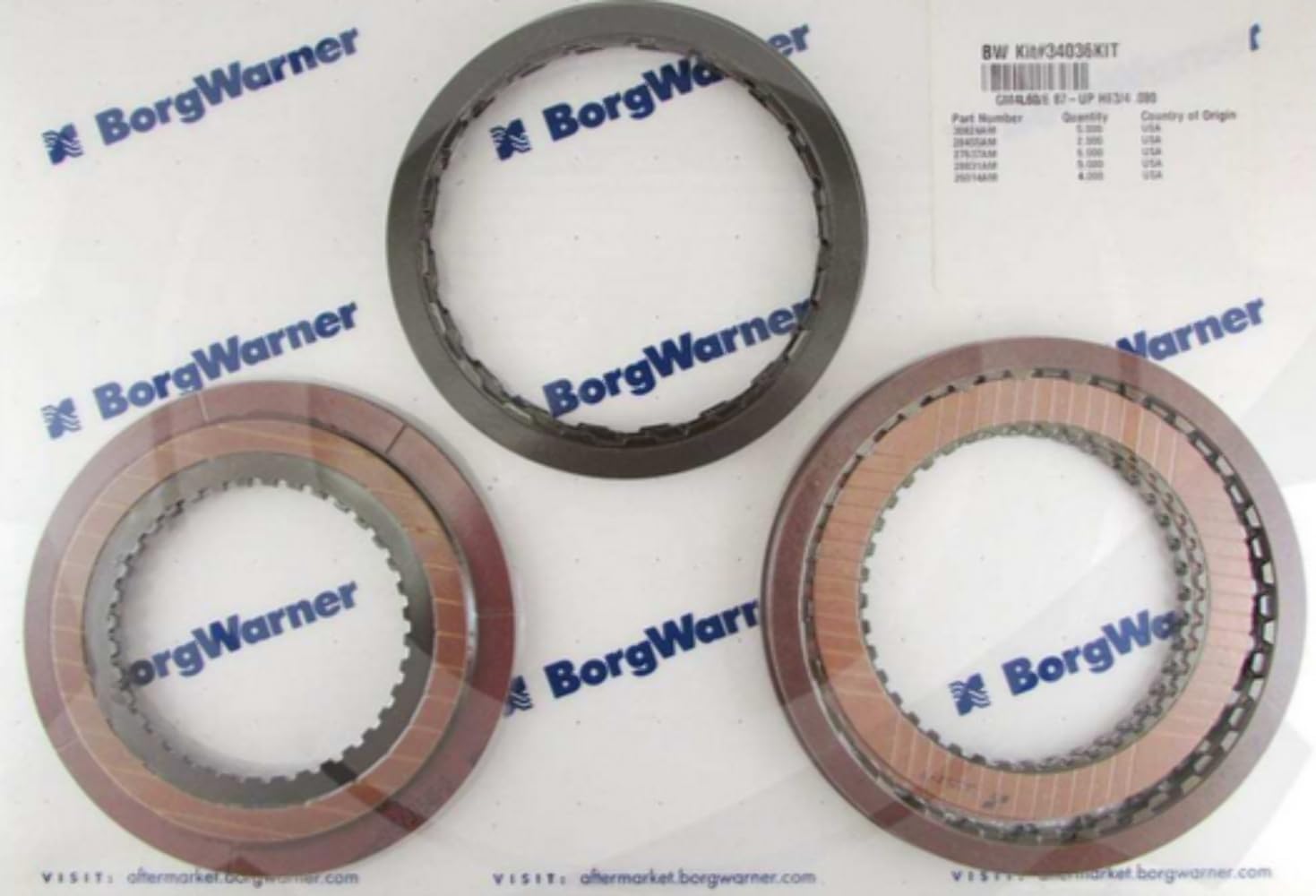 6R140 Friction Clutch Kit - BorgWarner 10-25 OEM