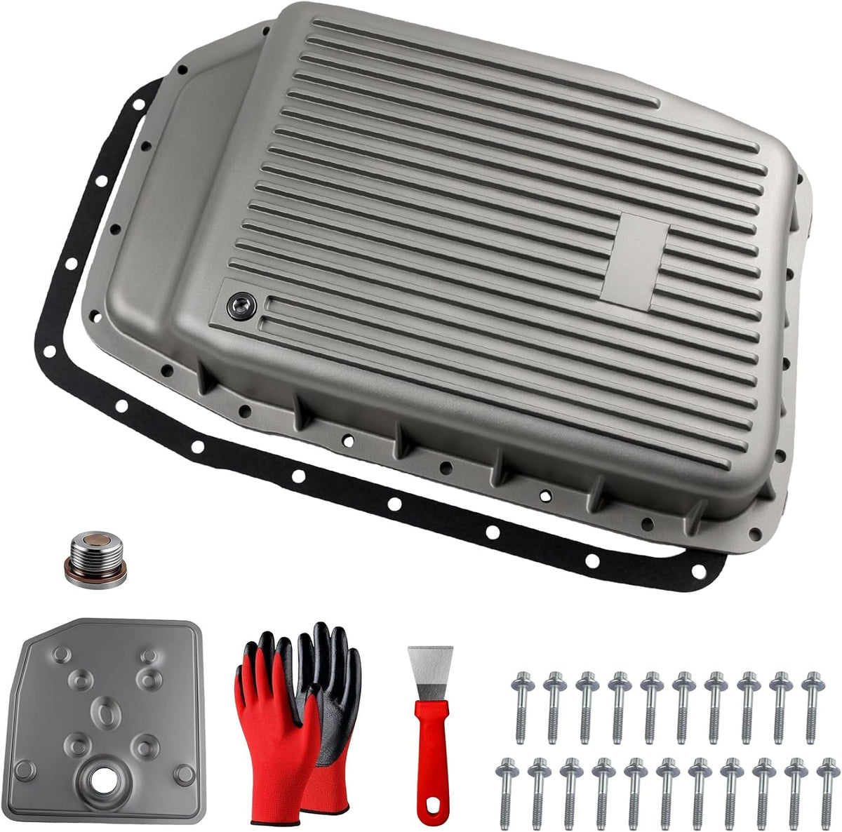 6R80 Deep Aluminum Transmission Oil Pan Kit with Filter OEM
