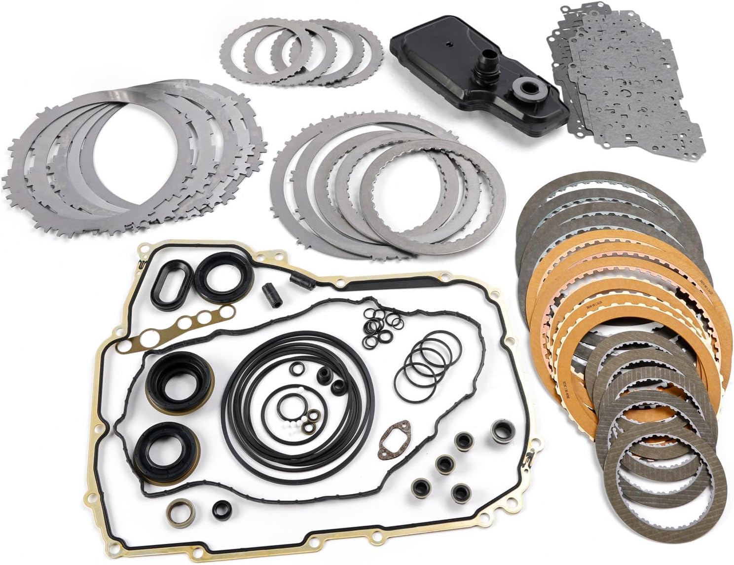 6T45 Master Transmission Rebuild Kit Less-Steel 2012-Up OEM