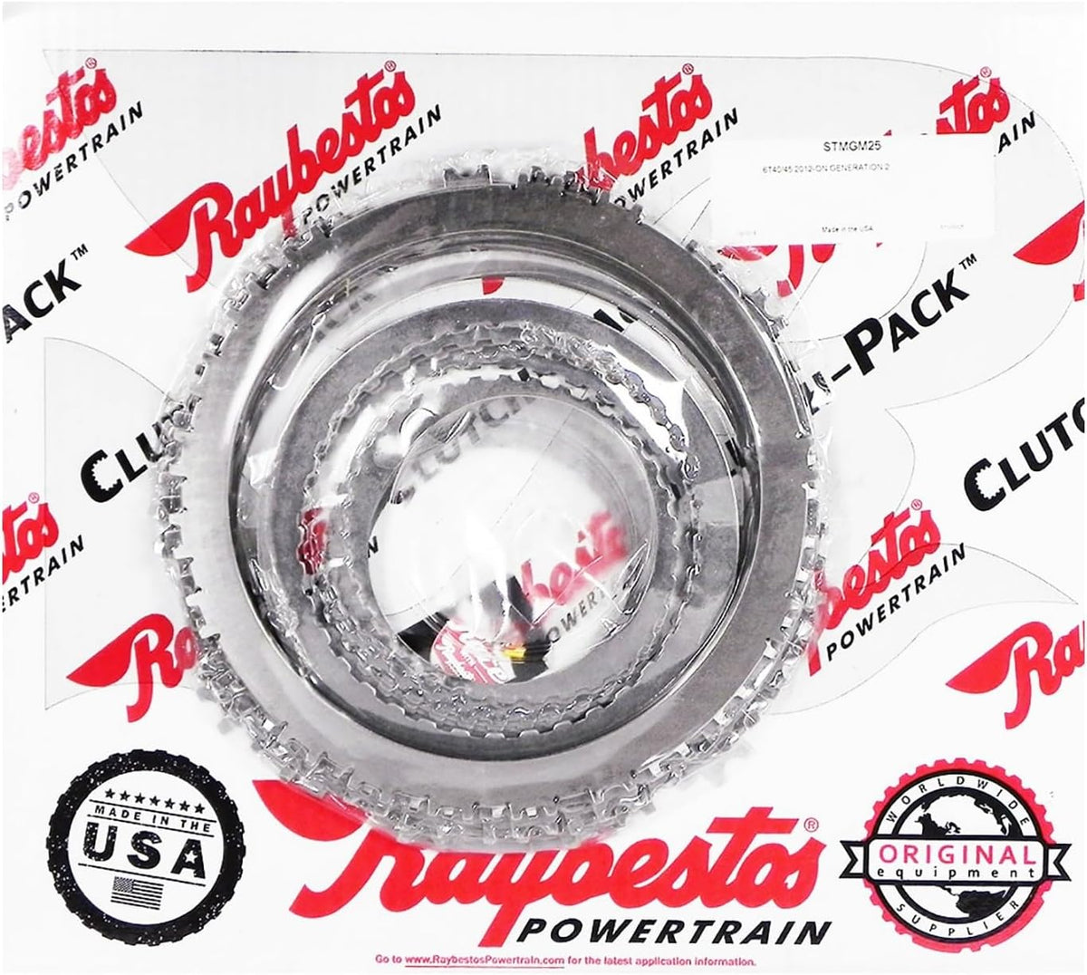 6T50 Steel Clutch Plate Kit 12-25 OEM