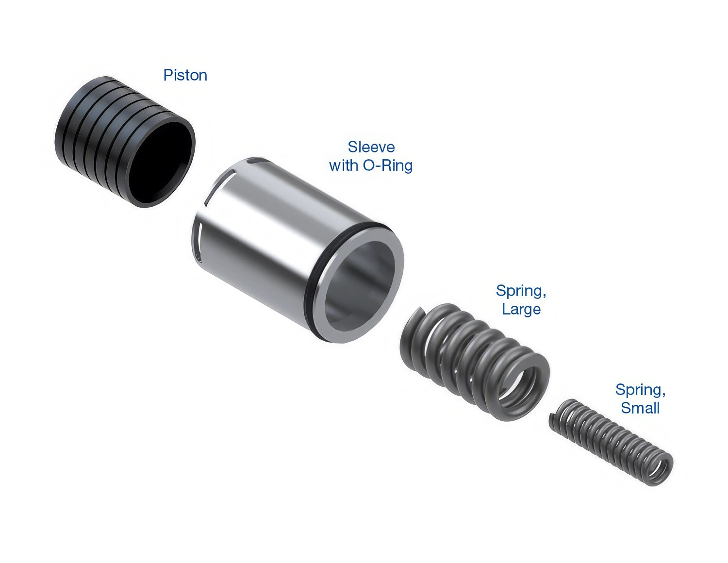 Sonnax 4-5-6 Sleeved Accumulator Piston Kit for 6T70 - 124740-68K