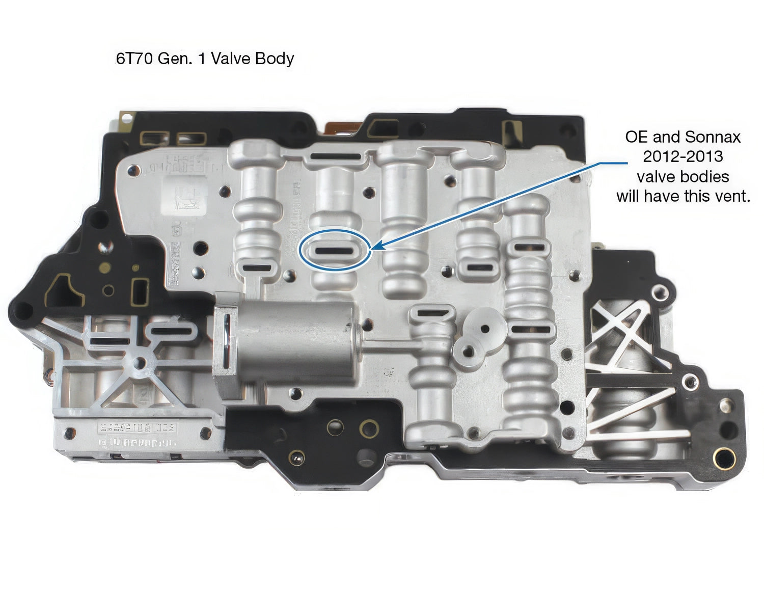 Sonnax Remanufactured Valve Body for 6T70 - GM6T70-1L