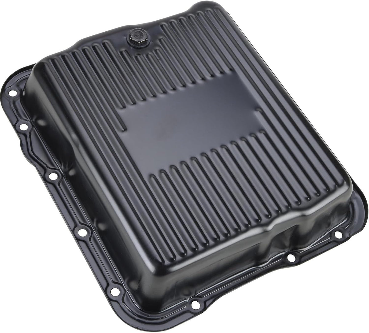 700R4 Black Steel Transmission Oil Pan OEM
