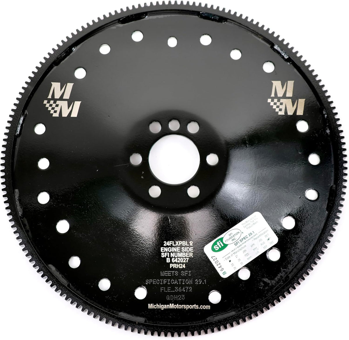 700R4 LS Flexplate 6-Bolt Dished SFI 29.1 High-Inertia Michigan Motorsports MM24FLXPBL2 OEM