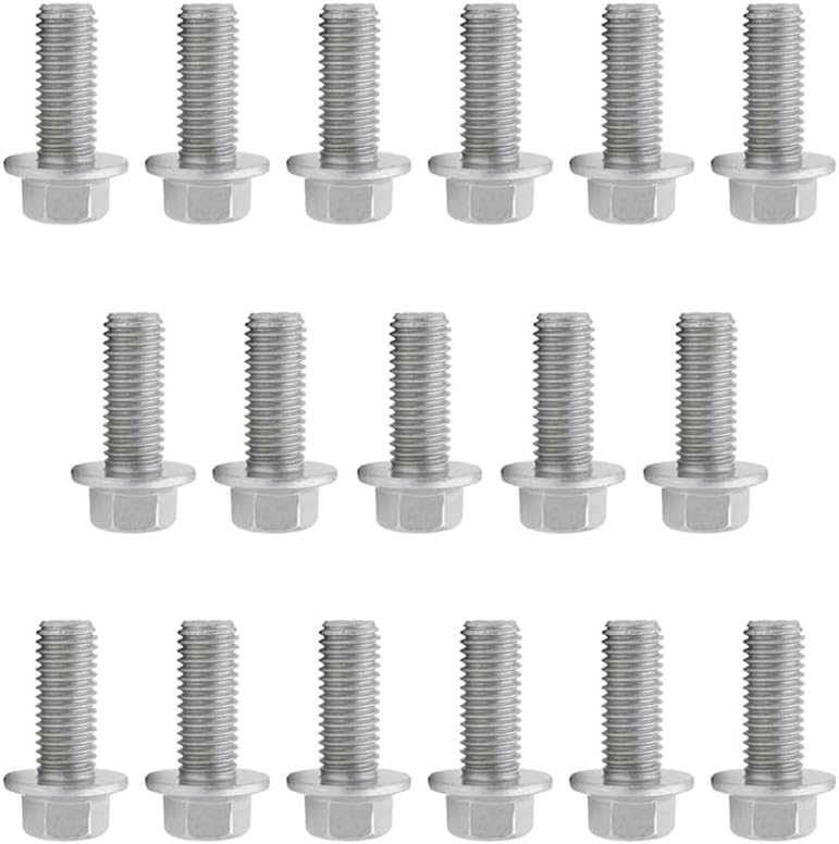 700R4 Transmission Oil Pan Bolt Kit 17-Piece M8 Flange Grade 10.9 OEM