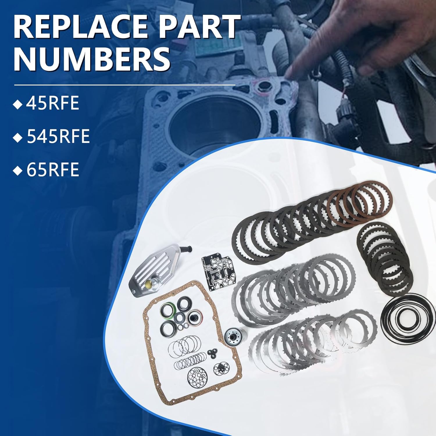 545RFE Master Rebuild Kit 2002-2013 - Aftermarket - image 3