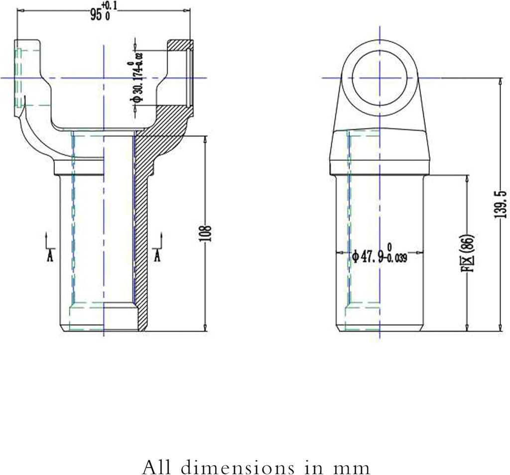 TH400 Input Shaft 1965-1990 - Borg-Warner - image 5