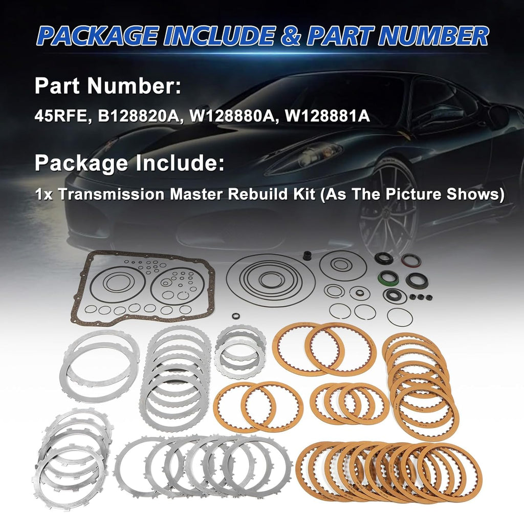 45RFE Master Rebuild Kit 1999-2010 - Aftermarket - image 4