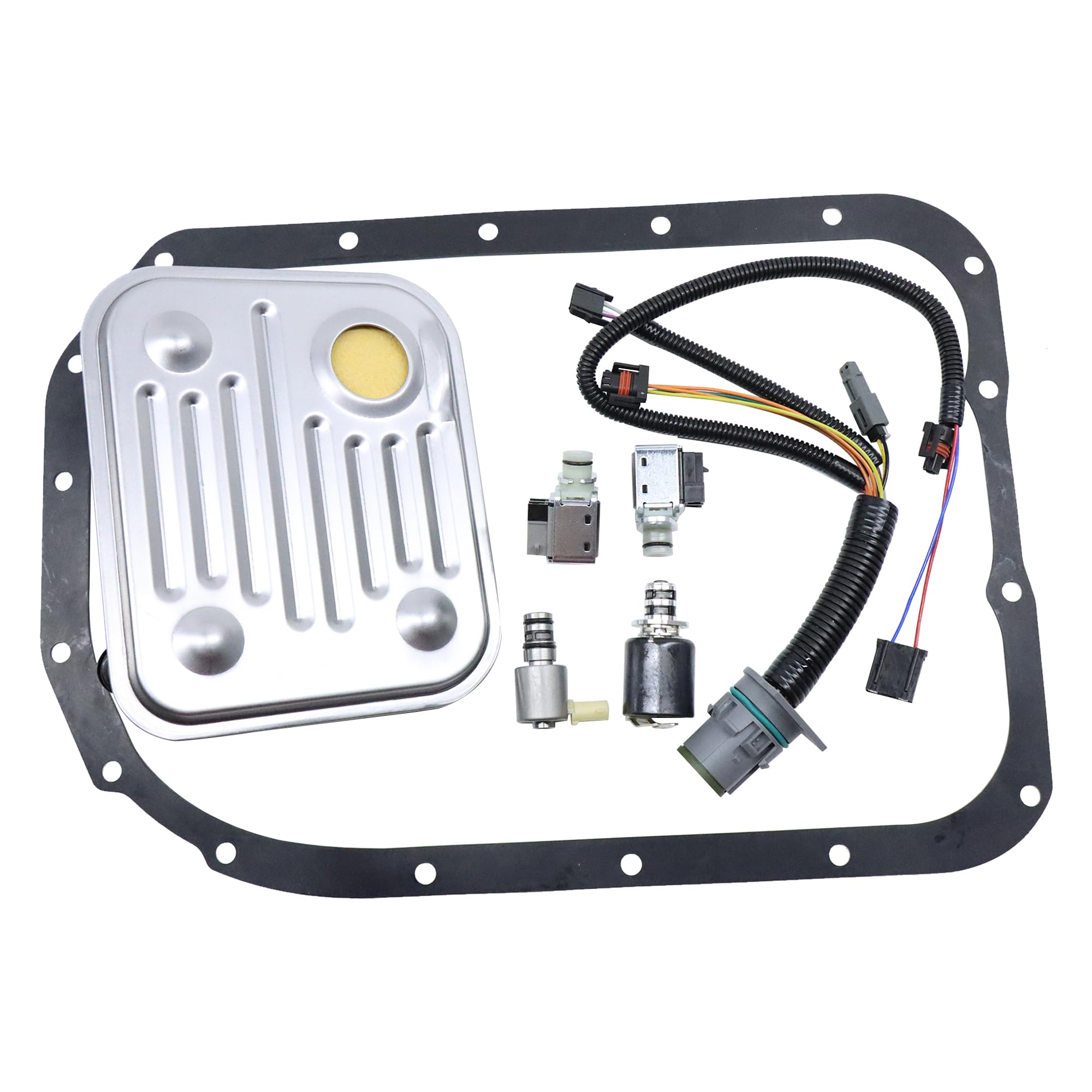 4L80E MT-1 Transmission Solenoid Kit 7-Piece EPC Shift A&B TCC with Filter 1991-2013