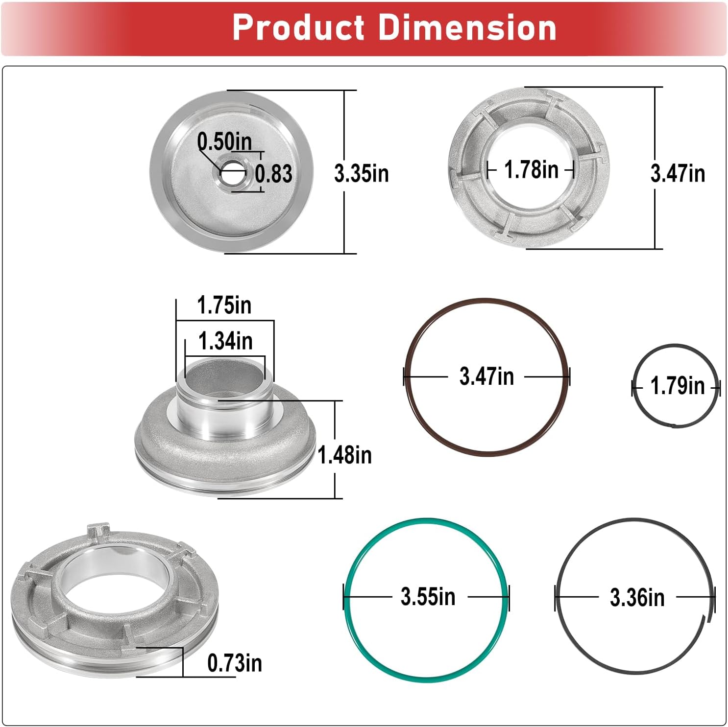700R4 Lo/Reverse Clutch Servo Kit 1982-1993 TH700R4 OEM - image 6