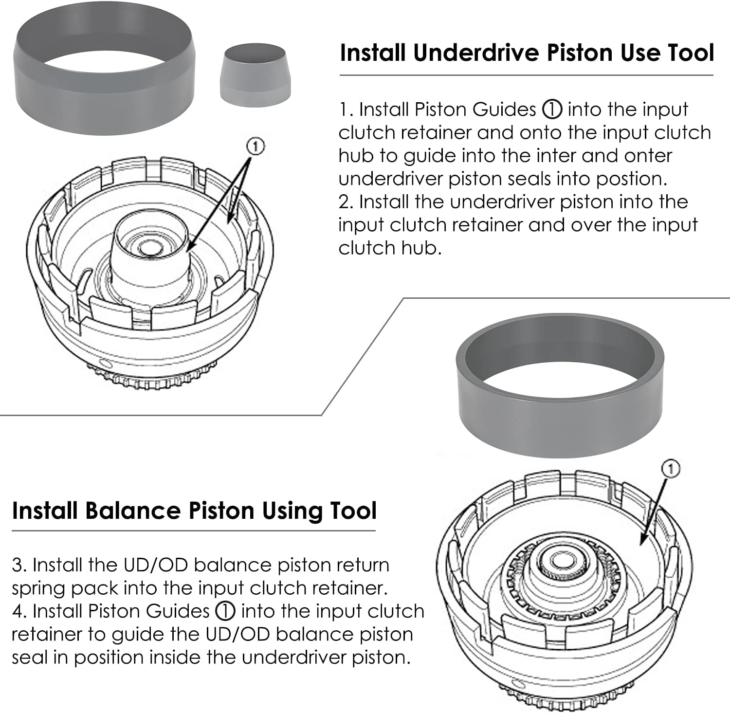 68RFE Overhaul Kit HD 2007-2024 - Aftermarket - image 3