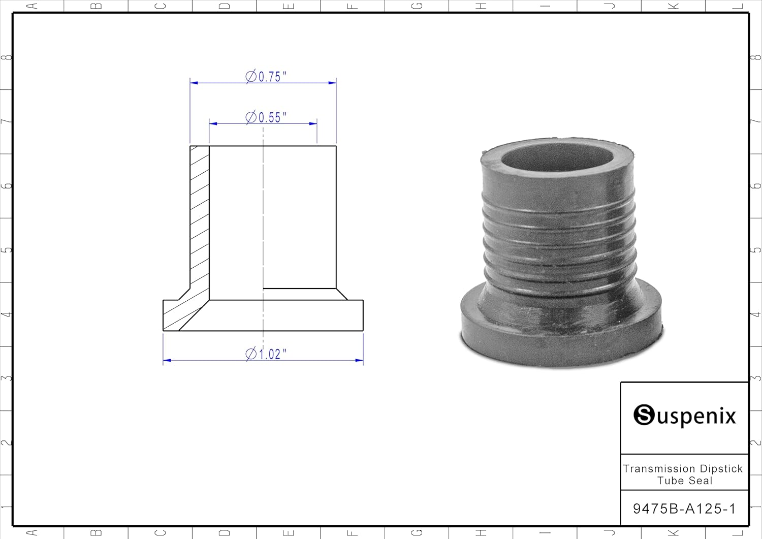 4L60E Extension Housing Seal 1993-2008 TH700 OEM - image 4