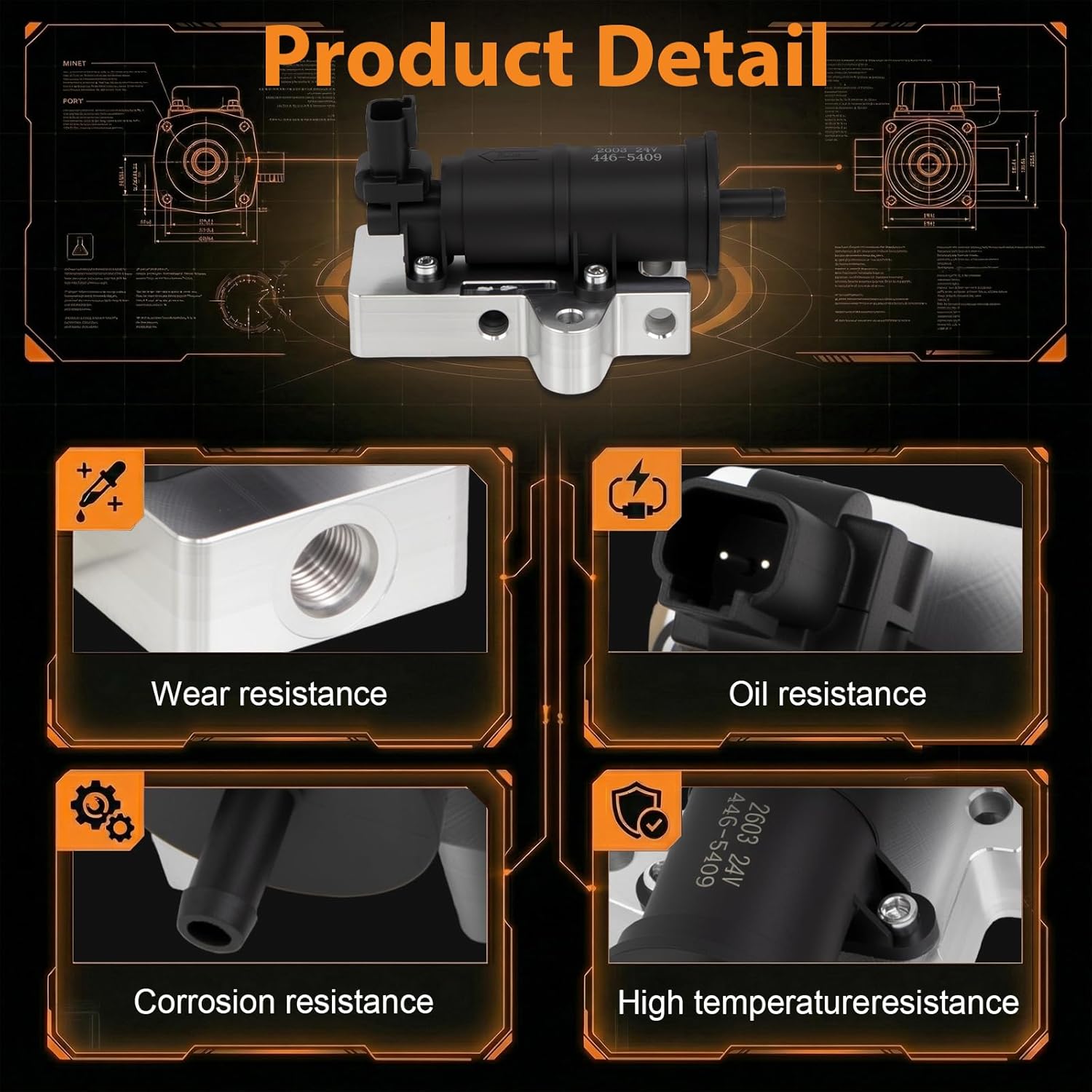 C6 Pump 1966-1996 CA4465409 OEM - image 2