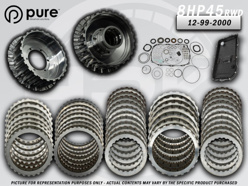 Pure Drivetrain 8HP45 High Performance Transmission Hard Parts Kit - RWD - Stage 2 - 12-99-2000