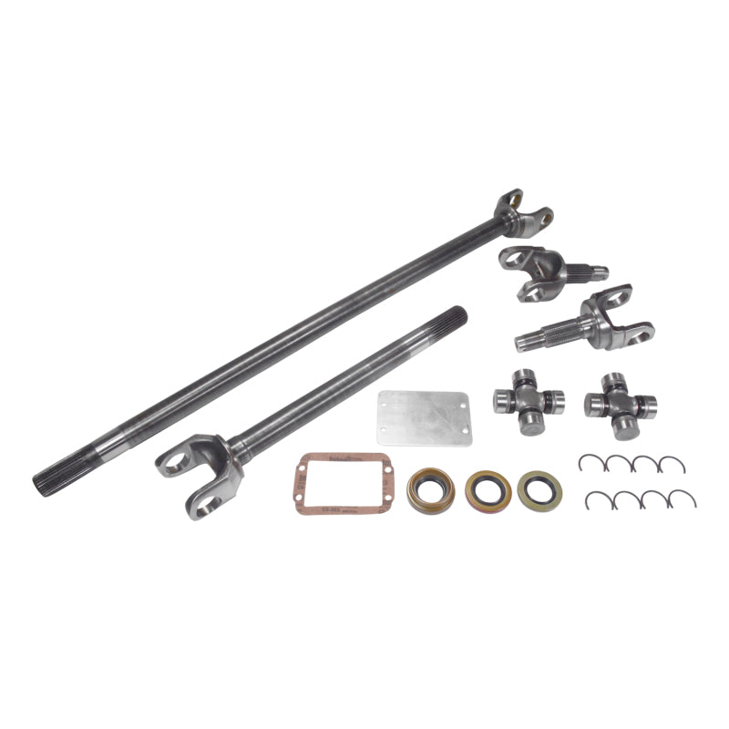 Yukon Gear & Axle USA Standard 4340 Chrome-Moly Replacement Axle Kit For TJ/XJ/YJ/WJ/Zj Front / Dana 30 / 27 Spline - ZA