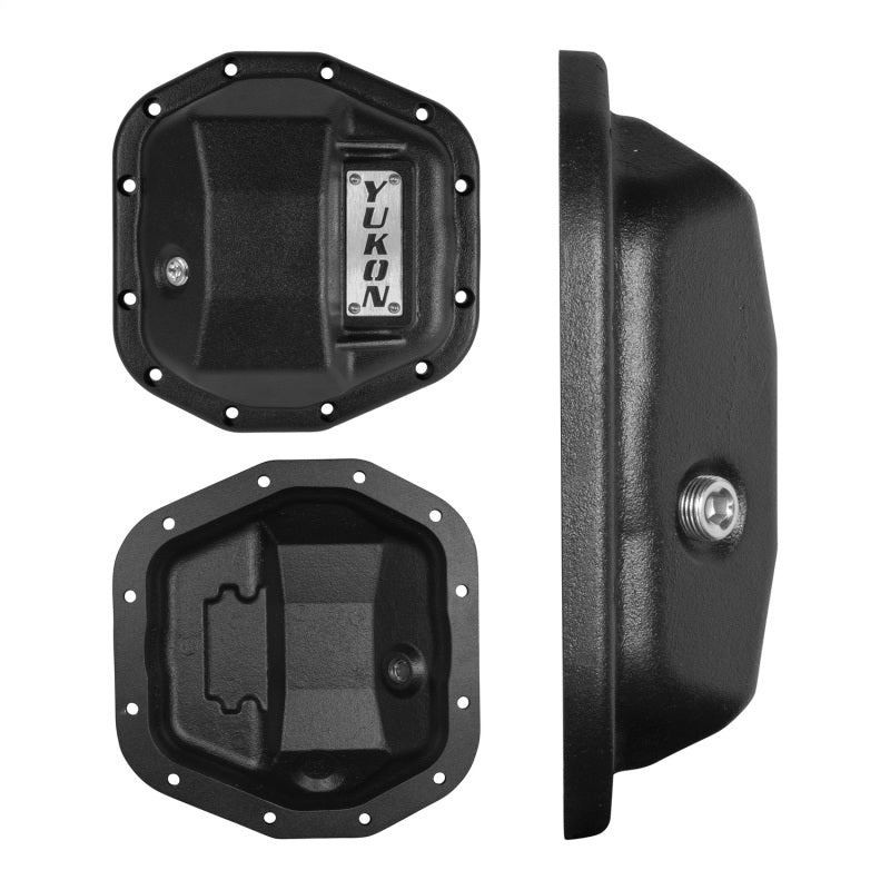 Yukon Gear Hardcore Rear Nodular Iron Cover for Jeep Wrangler JL Dana 44/220mm - YHCC-D44JL-REAR
