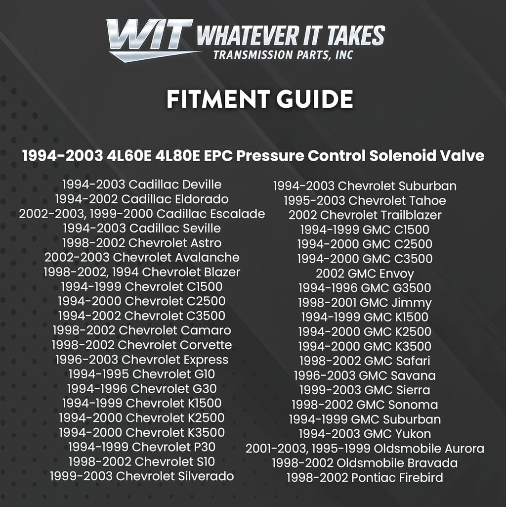 4L80E EPC Pressure Control Solenoid 1991-2013 - Aftermarket - image 3