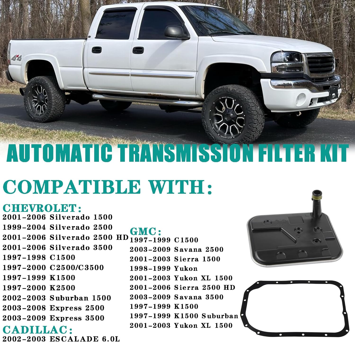 4L80E Transmission Filter 1991-2013 24208847 OEM - image 5