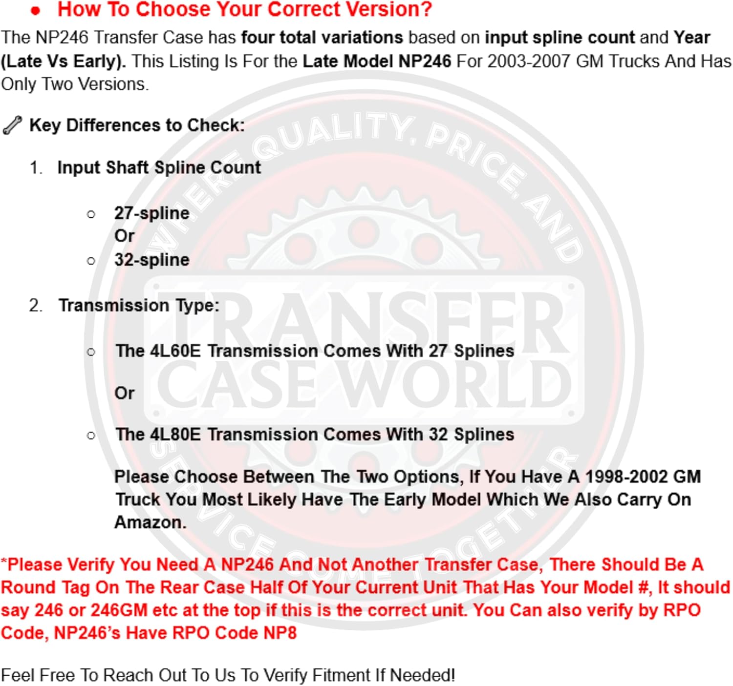 4L60E Master Rebuild Kit 1993-2008 NP246 OEM - image 3