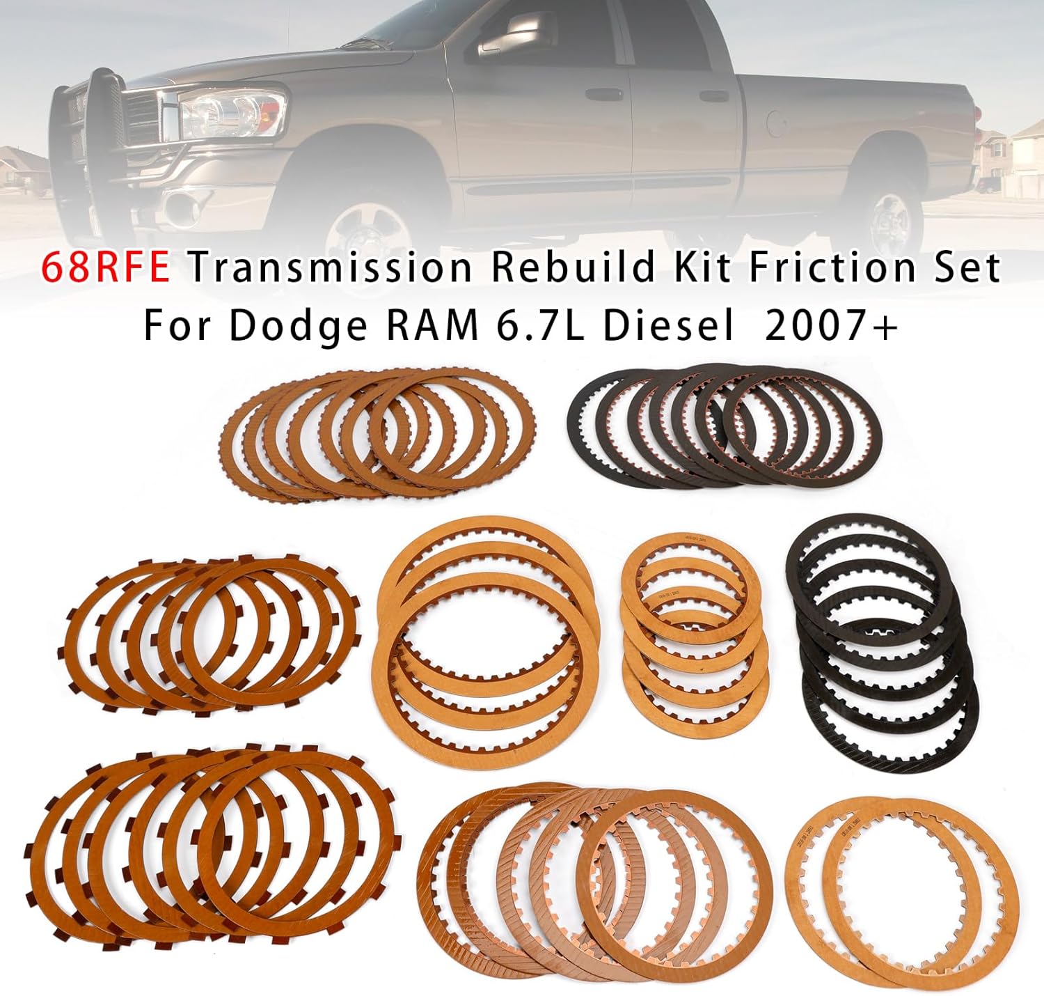 68RFE Performance Rebuild Kit 2007-2024 72119C OEM - image 5