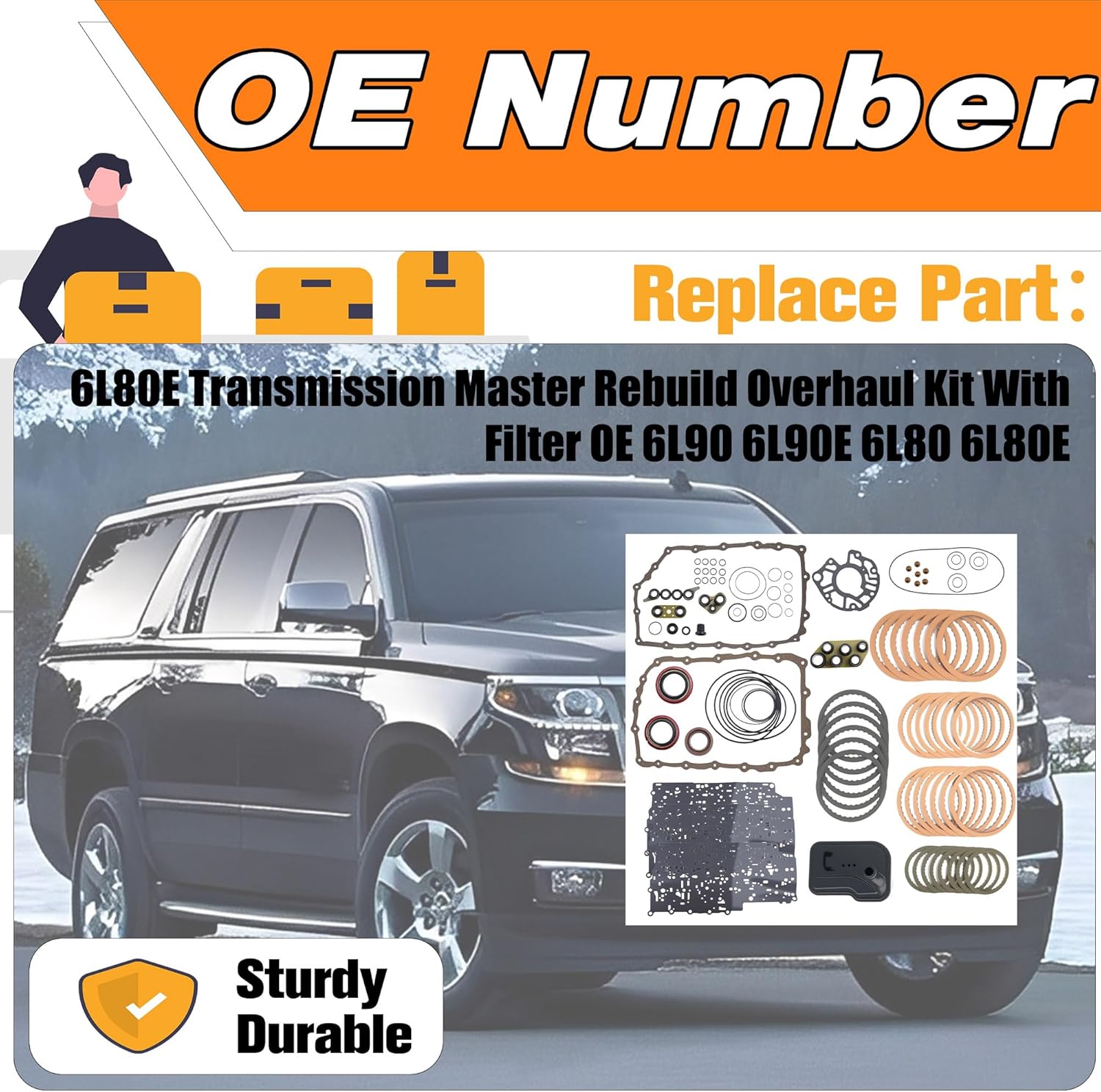 6L90 Master Rebuild Kit 2006-2017 - Aftermarket - image 6