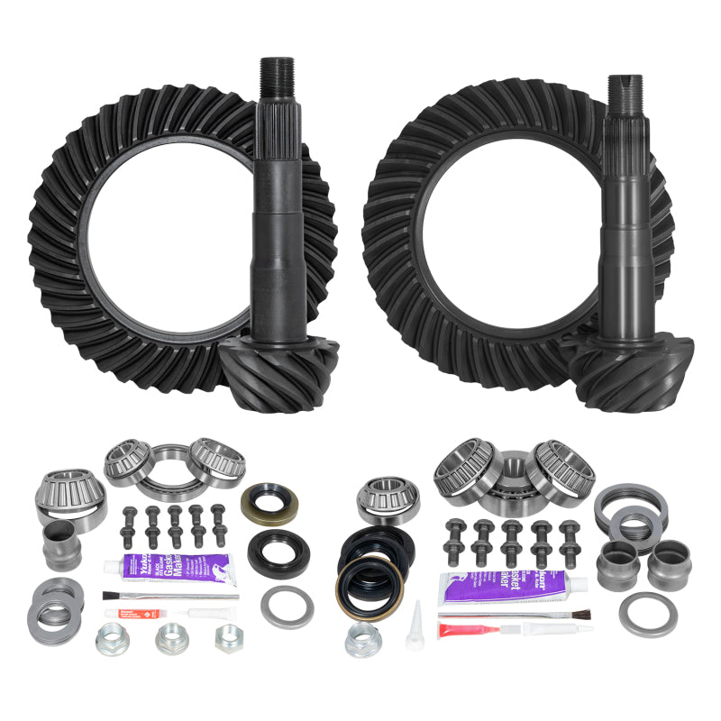 Yukon Gear Ring & Pinion Gear Kit Front & Rear for Toyota 8/8IFS Diff (w/Factory Locker) 4.30 Ratio - YGKT006-430-4