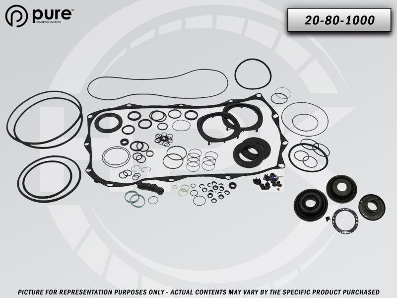 Pure Drivetrain 8HP80 High Performance Transmission Master Seal Kit - AWD - 20-80-1000