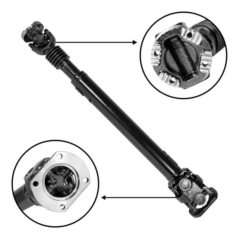 Yukon Gear & Axle USA Standard Driveshaft for 03-05 Ram 2500/3500 Diesel Front w/ Manual Transmission 19in Length - ZDS9