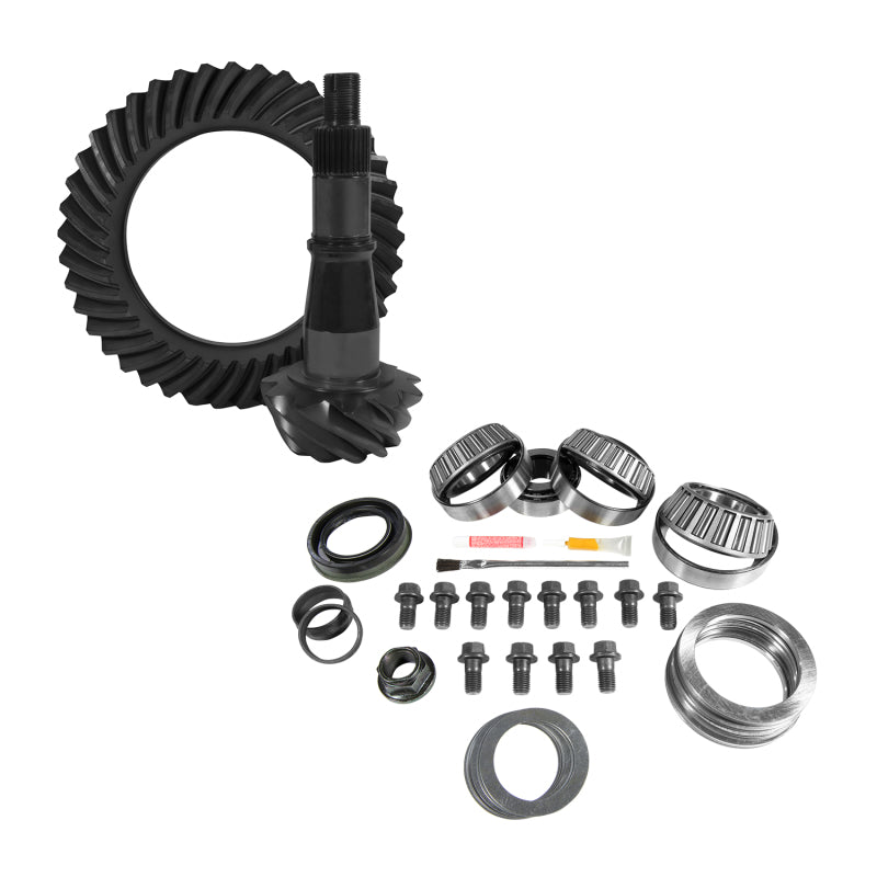 Yukon Gear 9.5in GM 3.42 Rear Ring & Pinion Install Kit Axle Bearings and Seals - YGK2248