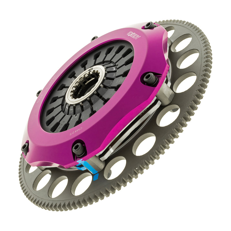 Exedy 1993-1995 Mazda RX-7 R2 Hyper Compe-R Twin Cerametallic Clutch Rigid Center Disc Pull Type - ZM022SBL