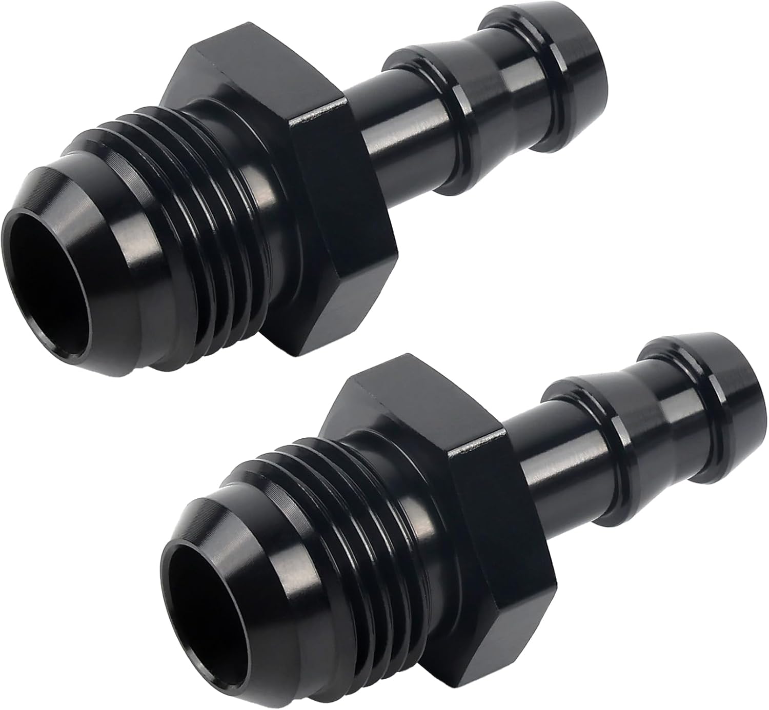 8AN Male to 3/8 in Barb Swivel Hose Fitting 2-Pack OEM