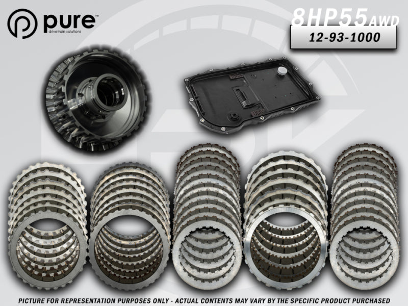 Pure Drivetrain 8HP55 High Performance Transmission Hard Parts Kit - AWD - Stage 1 - 12-93-1000