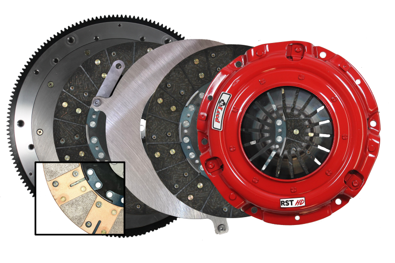 McLeod Racing RST HD Twin w/ Aluminum Flywheel - 97-15 GM LS 6 Bolt Crank - 1-1/8 x 26 Spline - 168T - 6305507MD