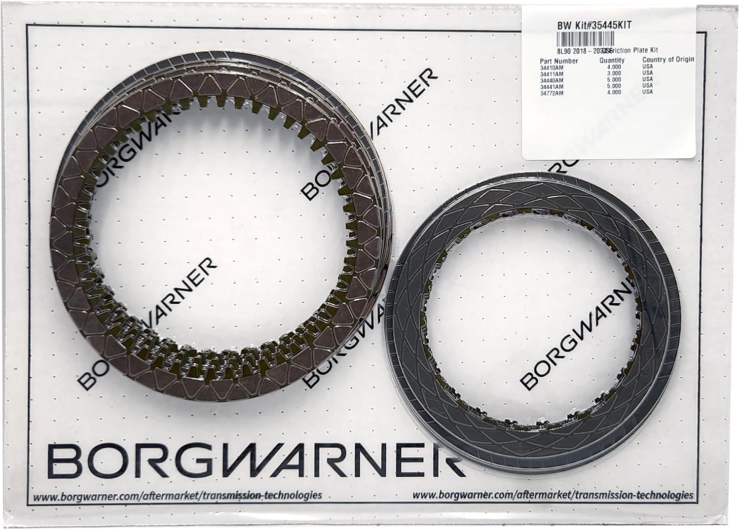 8L90 Friction Clutch Plate Kit 2015-Up OEM