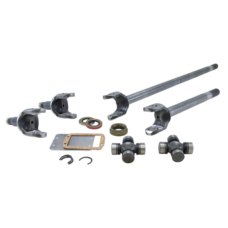 Yukon Gear Front 4340 Chrome-Moly Replacement Axle Kit For 77-91 GM / Dana 60 w/ 30/35 Splines - YA W26006