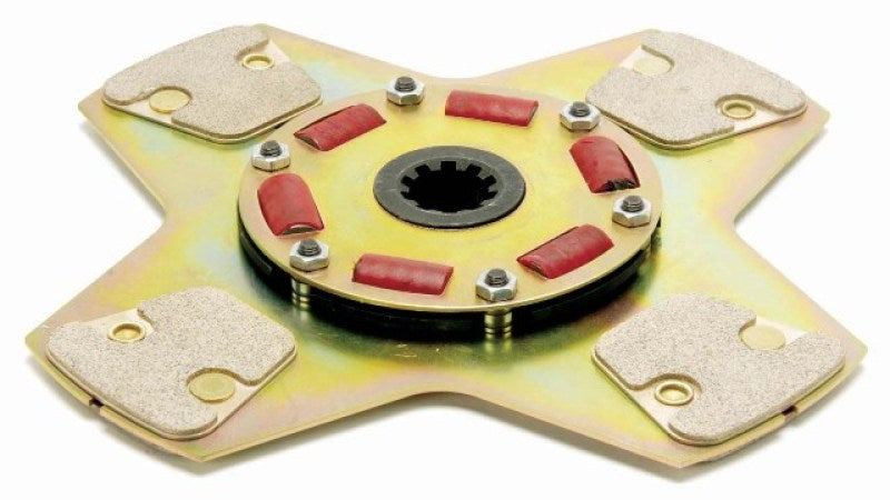 McLeod Disc Racing Only Sprung Hub Flat 4 Paddle 10.5in X 1-3/8 X 10 Spline - 260460