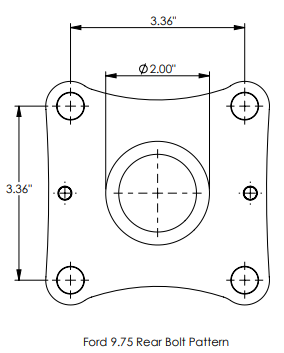 Driveshaft Shop 15-24 Ford F150 4WD Reg. Cab Short Bed (9.75in Rear End) 3.8in Carbon Fiber Driveshaft (1400HP+) - 61053