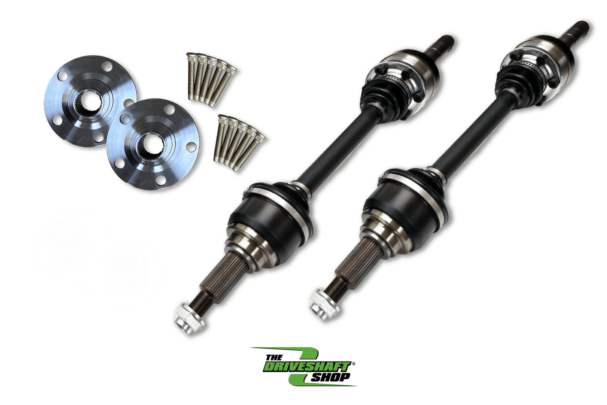Driveshaft Shop Mazda 93-95 RX-7 w/ Cobra 31 Spine 8.8 Rear Conv. 1400HP Pro-Level Rear Axle/Hub Kit MZFD56-V2 - 510324