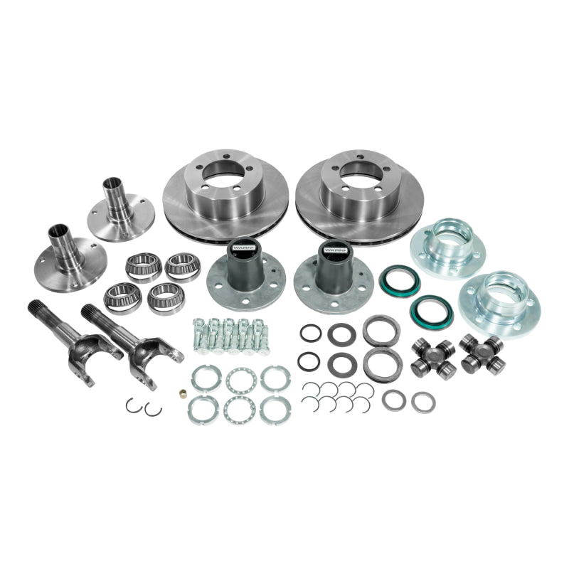 Yukon Gear Spin Free Locking Hub Conversion Kit For Dana 30/Dana 44 TJ/XJ/YJ 27 Spline/5 X 4.5 - YA WU-07