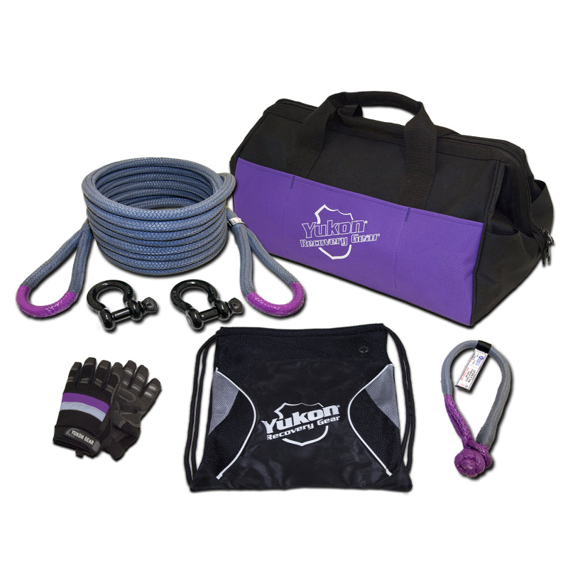 Yukon Gear Recovery Gear Kit w/7/8in Kinetic Rope - YRGKIT-1