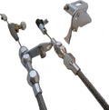 A727 Stainless Steel Throttle Kickdown Cable & Bracket Kit OEM