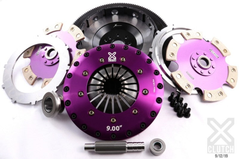 XClutch 96-04 Ford Mustang GT 4.6L 9in Twin Solid Ceramic Clutch Kit - XKFD23568-2E