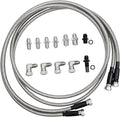 AOD 6AN 70-Inch Stainless Braided PTFE Transmission Cooler Lines Kit OEM