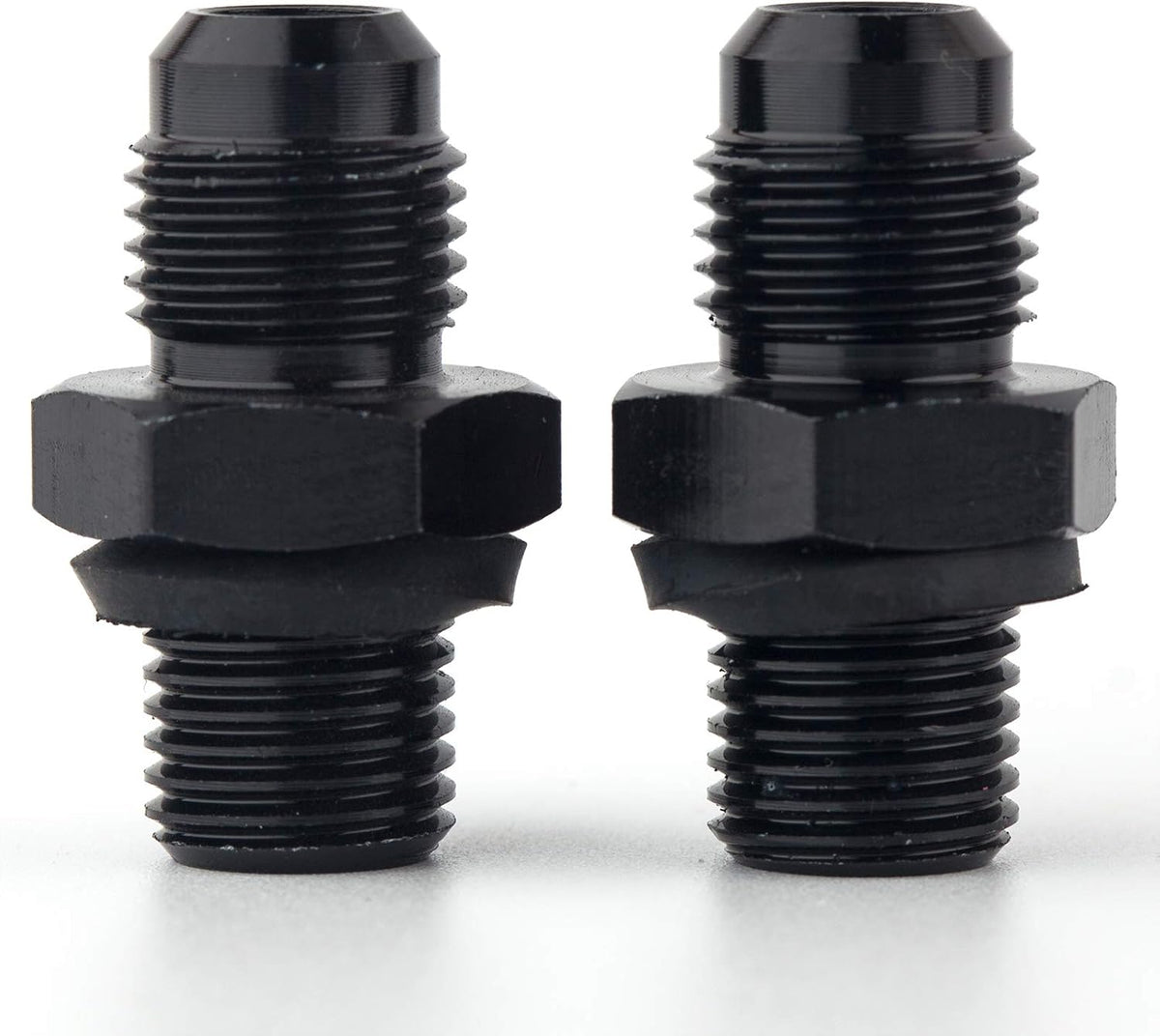 AOD 6AN to 1/4 NPS Transmission Cooler Adapter Fittings (2-Pack) 551114 OEM