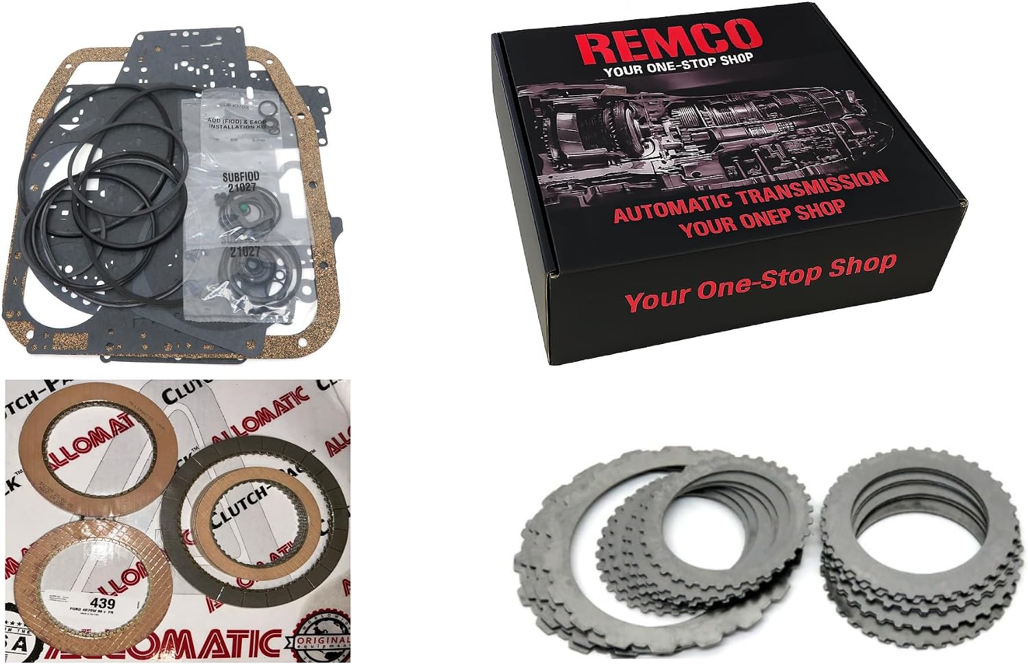AOD Master Rebuild Kit with Clutches, Steels and Overhaul Gaskets 1980-1993 OEM