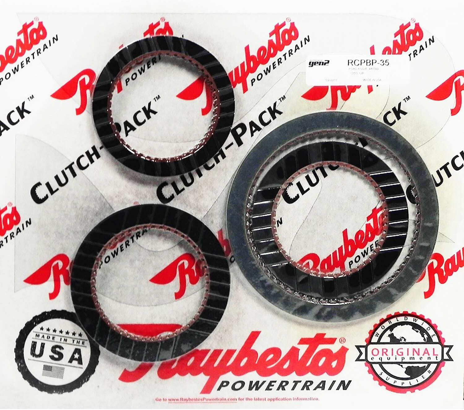 AOD Raybestos Stage 2 Blue Plate Special Friction Clutch Pack 83-16 OEM
