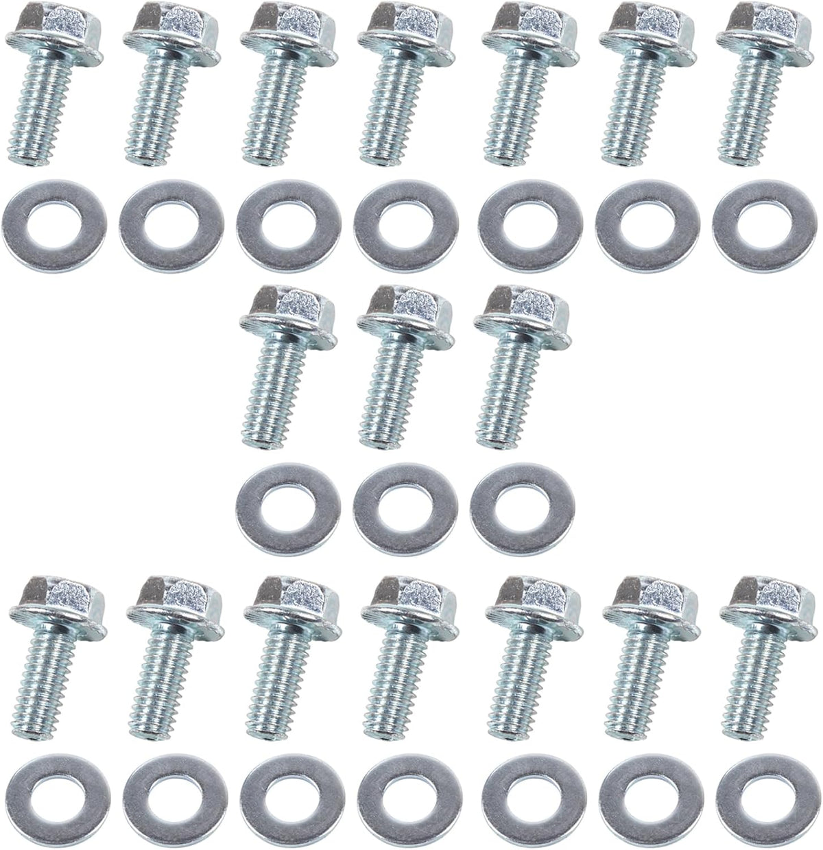 AOD Transmission Pan Bolt Kit 17-Piece 5/ Hex Flange BEONEO OEM