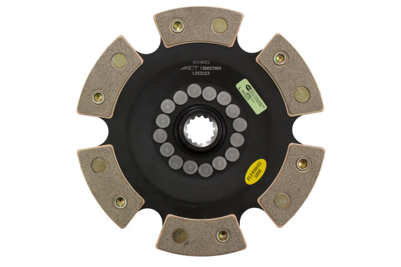 ACT 2002 Mini Cooper 6 Pad Rigid Race Disc - 6214022