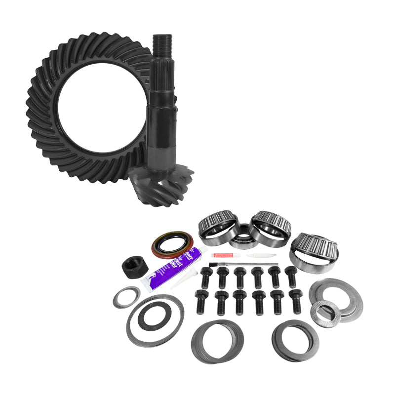 Yukon Gear 11.25in Dana 80 3.54 Rear Ring & Pinion Install Kit 4.125in OD Head Bearing - YGK2157